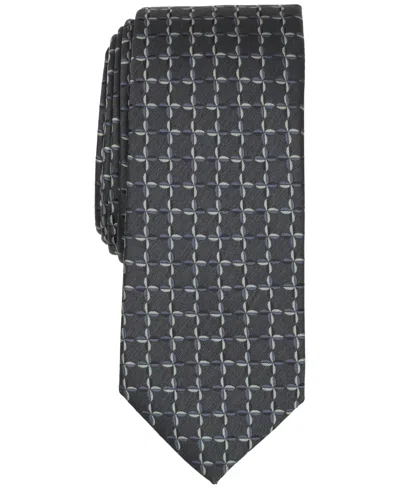 Alfani Men's Slim Tie, Macy's Exclusive In Onyx