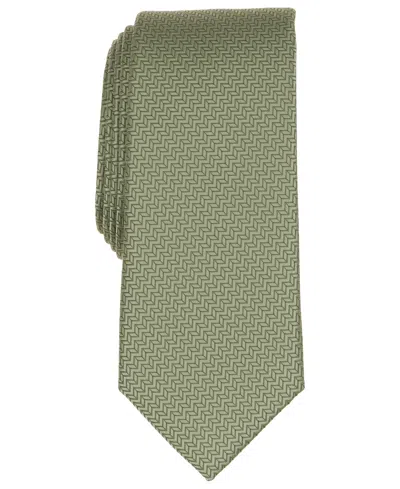 Alfani Men's Solid Pattern Tie, Macy's Exclusive In Purple