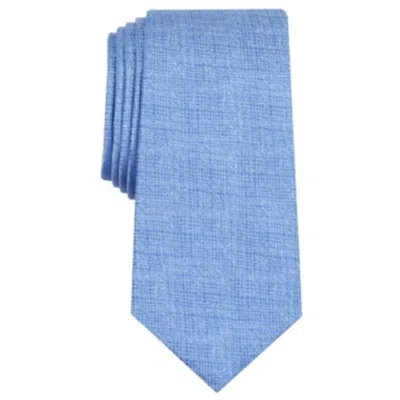 Alfani Men's Solid Slim Tie In Blue