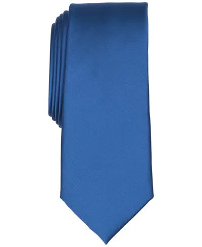 Alfani Men's Solid Texture Slim Tie, Created For Macy's In Pattern