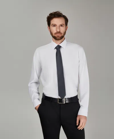 Alfani Men's Spread Collar Performance Solid Dress Shirt, Macy's Exclusive In White