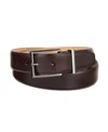 Alfani Men's Square Shaped Buckle Dress Belt, Macy's Exclusive In Brown