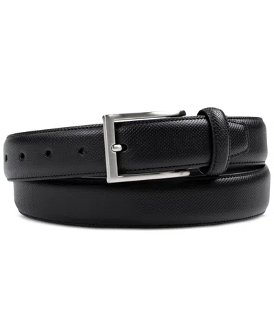 Alfani Men's Stitched Belt, Created For Macy's In Black