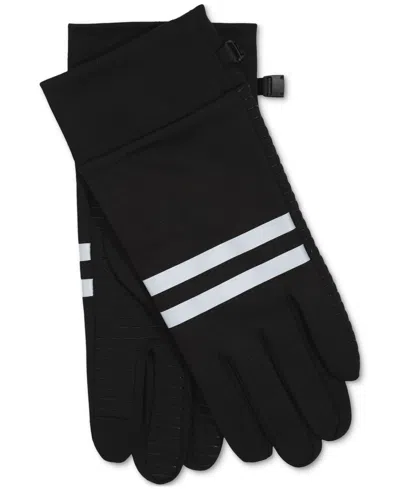 Alfani Men's Stretch Gripper Gloves, Created For Macy's In Black