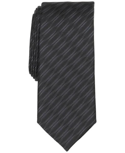 Alfani Men's Summit Stripe Tie, Macy's Exclusive In Black