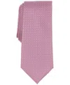 Alfani Men's Tahoe Geo-pattern Tie, Exclusively At Macy's In Rose