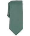 Alfani Men's Tahoe Geo-pattern Tie, Exclusively At Macy's In Sage