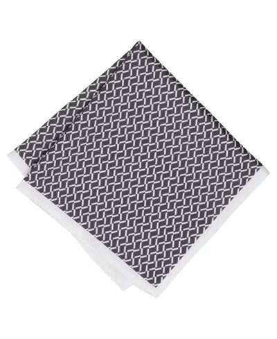 Alfani Men's Talo Geos Pocket Square, Macy's Exclusive In Black