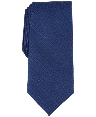Alfani Men's Terry Mini-texture Tie, Created For Macy's In Cobalt