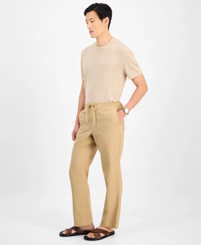Alfani Men's Textured Drawstring Pants, Exclusively At Macy's