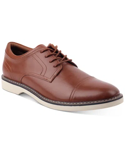 Alfani Men's Theo Cap Toe Oxford Dress Shoe, Created For Macy's In Brown