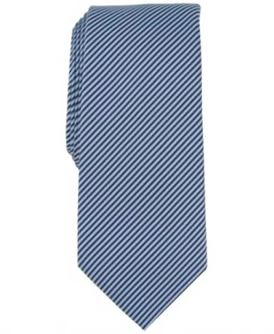Alfani Men's Thin Stripe Tie In Blue