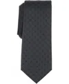 Alfani Men's Tundra Abstract Pattern Tie, Macy's Exclusive In Black