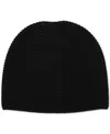 Alfani Men's Waffle Beanie, Created For Macy's In Black