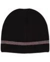 Alfani Men's Waffle Beanie, Created For Macy's In Black,grey
