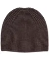 Alfani Men's Waffle Beanie, Created For Macy's In Heather Grey