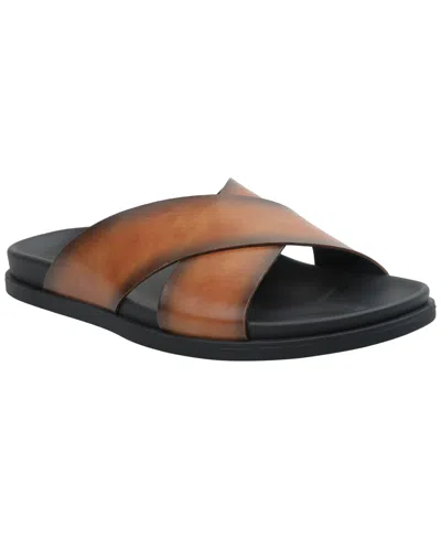Alfani 's Men's Wallacce Slip-on Sandals In Brown