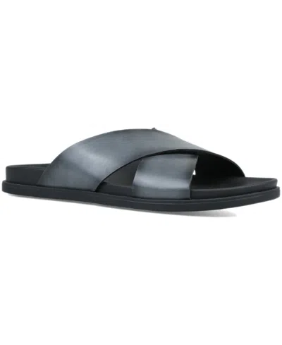 Alfani 's Men's Wallacce Slip-on Sandals In Charcoal Gray