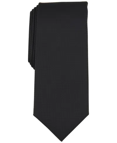 Alfani Men's Windhill Solid Tie, Created For Macy's In Black