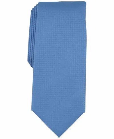 Alfani Men's Windhill Solid Tie In Denim Blue