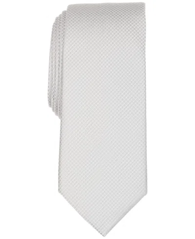 Alfani Men's Wolfe Slim Tie, Macy's Exclusive In Gray