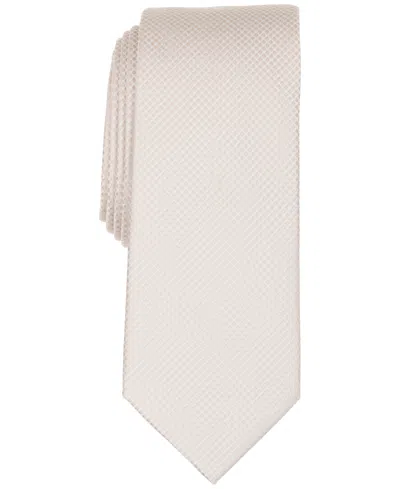 Alfani Men's Wolfe Slim Tie, Macy's Exclusive In Neutral