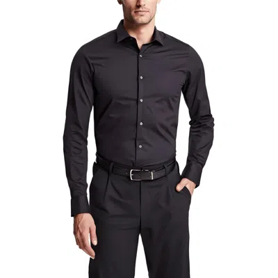 Alfani Mens Collar Cotton Button-down Shirt In Black