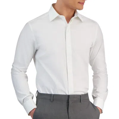 ALFANI MENS COLLAR COTTON BUTTON-DOWN SHIRT