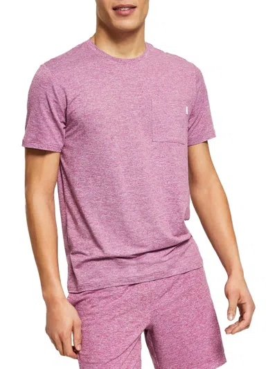 Alfani Mens Comfy Short Sleeve Sleep Shirt In Multi