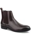 ALFANI MENS FAUX LEATHER PULL ON CHELSEA BOOTS