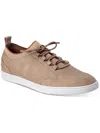 Alfani Mens Faux Suede Round Toe Casual And Fashion Sneakers In Grey