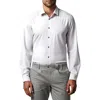Alfani Mens Pinstripe Cotton Blend Button-down Shirt In Neutral
