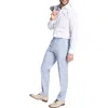 Alfani Mens Plaid Polyester Dress Pants In Blue