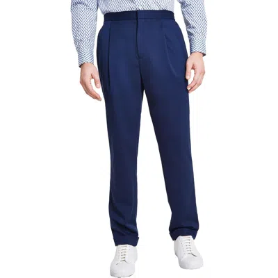 Alfani Mens Pleated Polyester Dress Pants In Multi