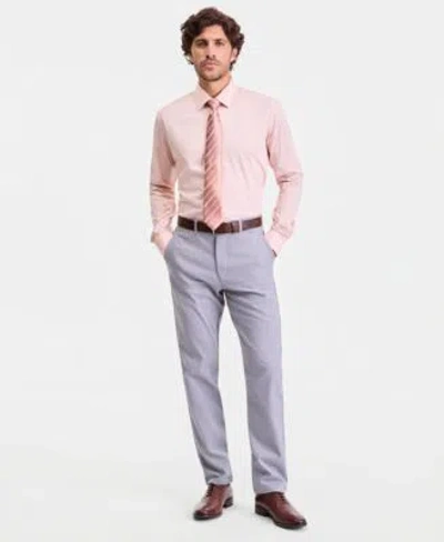 Alfani Mens Slim Fit Dress Shirt Tie Macys Exclusive In Chocolate