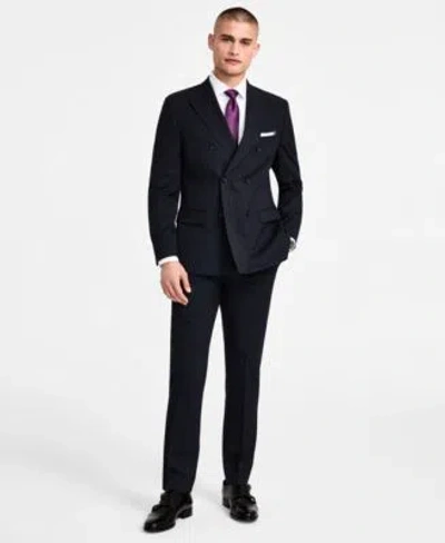 Alfani Mens Slim Fit Pinstripe Suit Separates Created For Macys In Navy