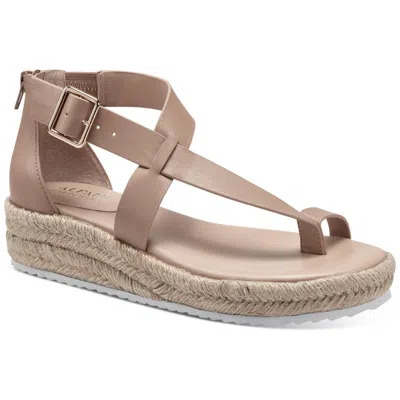 Alfani Moira Womens Solid Espadrilles In Brown