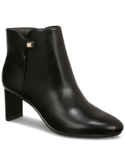 ALFANI PAAMP WOMENS FAUX LEATHER SLEEK BOOTIES