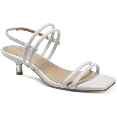 Alfani Paulina Womens Padded Insole Ankle Strap Kitten Heels In Multi