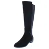 Alfani Pippa Womens Wide Calf Faux Suede Knee-high Boots In Black