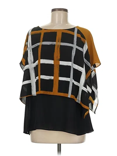 Pre-owned Alfani Poncho In Black