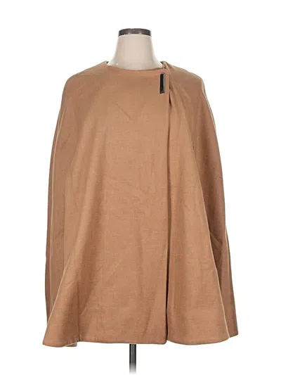 Pre-owned Alfani Poncho In Brown
