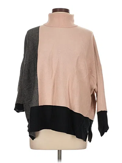 Pre-owned Alfani Poncho In Brown