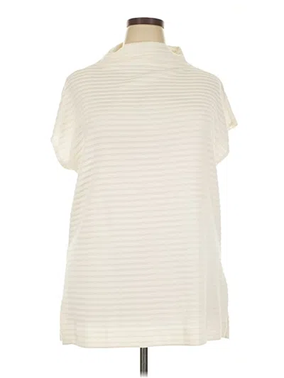 Pre-owned Alfani Poncho In Ivory