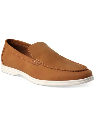Alfani Porter 100147507 Loafer Men's Brown Faux Leather Memory Foam Zpo3775