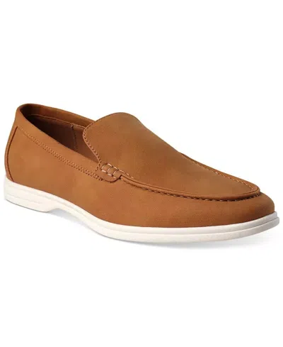 Alfani Porter 100147507 Loafer Men's Tan Round Toe Casual Shoes Zpo3764 In Brown