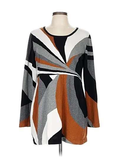 Pre-owned Alfani Pullover Sweater In Black