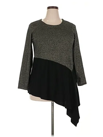 Pre-owned Alfani Pullover Sweater In Black