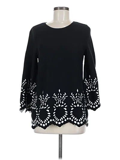 Pre-owned Alfani Pullover Sweater In Black