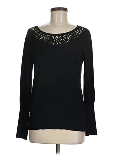Pre-owned Alfani Pullover Sweater In Black